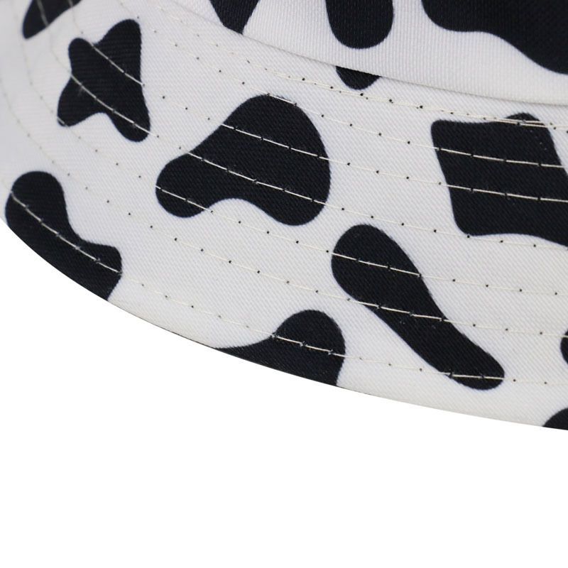 Bucket Milk Hat Print Cow
