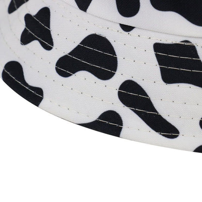 Bucket Milk Hat Print Cow