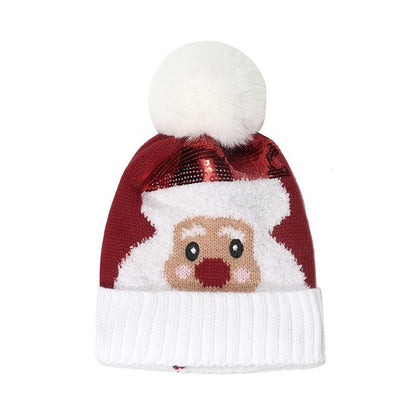 Sample Christmas Pom Pom Knit Beanie