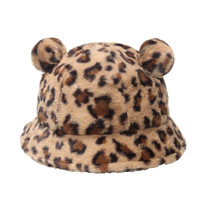 Sample Bear Ear Faux Shearling Bucket Hat