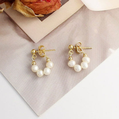 Faux / Pearl Clip-On Earring Drop