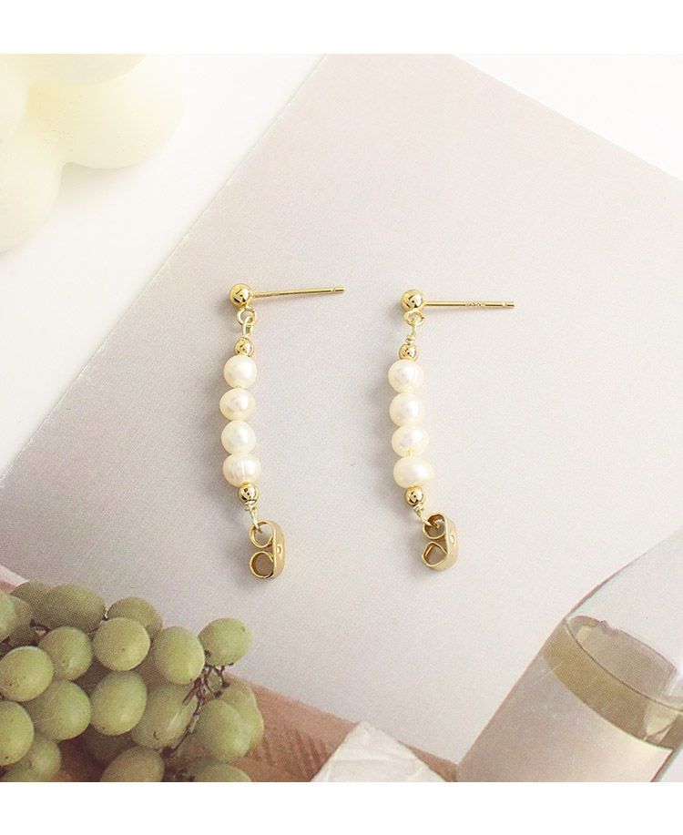 Faux / Pearl Clip-On Earring Drop