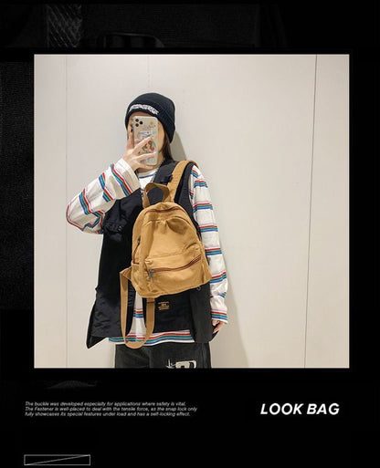 Plain Backpack