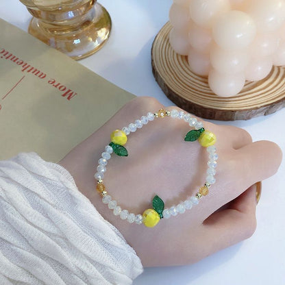 Sample Fruit Faux Crystal Bracelet