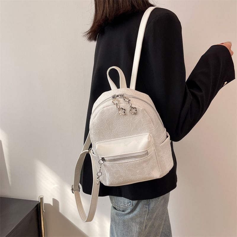 Floral Zip Backpack