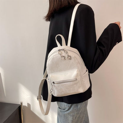 Floral Zip Backpack