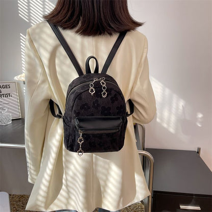 Floral Zip Backpack