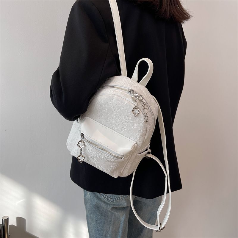 Floral Zip Backpack