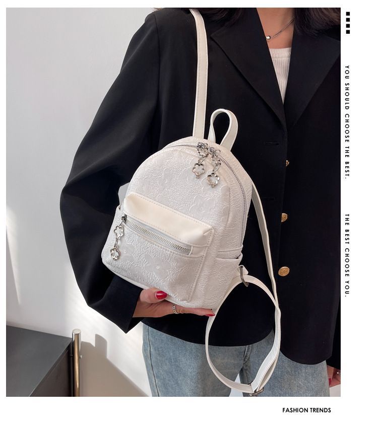 Floral Zip Backpack
