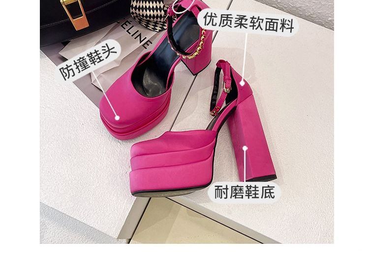 Sandals Platform Chunky-Heel