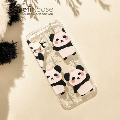 Sample Panda Transparent Phone Case