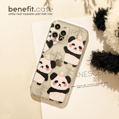 Sample Panda Transparent Phone Case