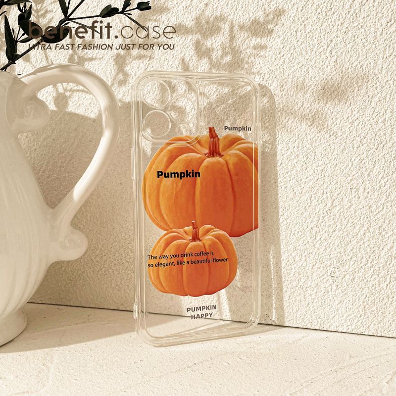 Phone Transparent Case Pumpkin