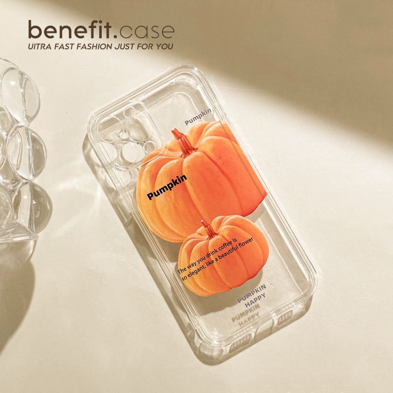 Phone Transparent Case Pumpkin