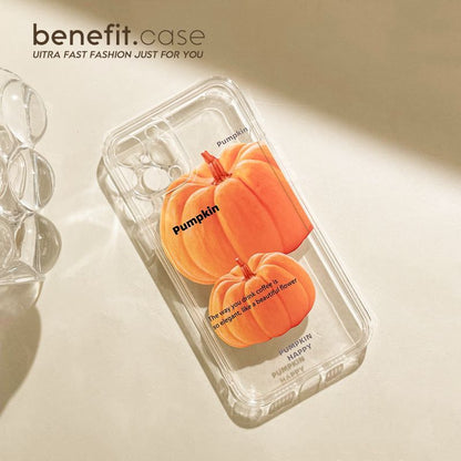 Phone Transparent Case Pumpkin