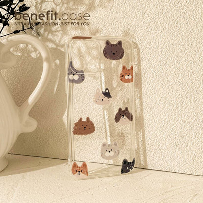 Cat Transparent Phone Case