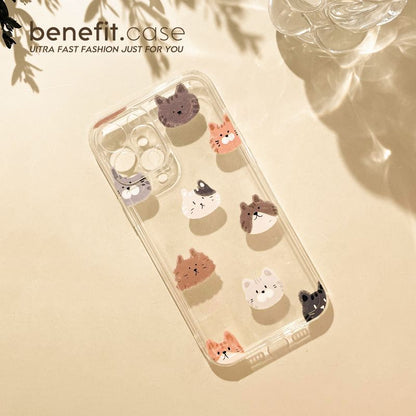 Cat Transparent Phone Case