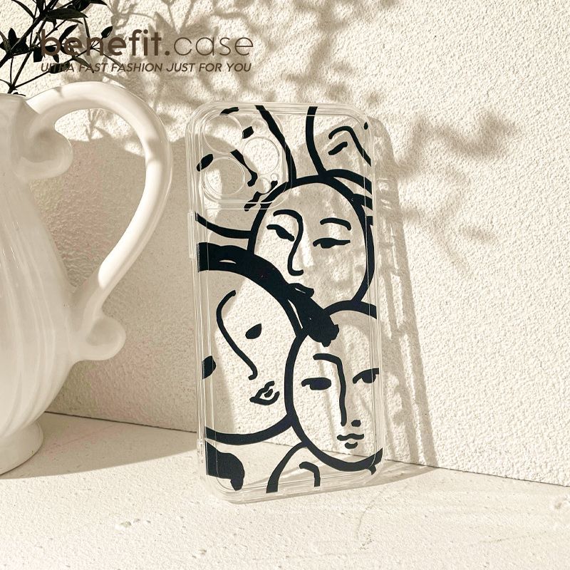 Sample Print Transparent Phone Case