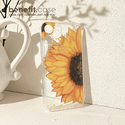 Sample Sunflower Transparent Phone Case