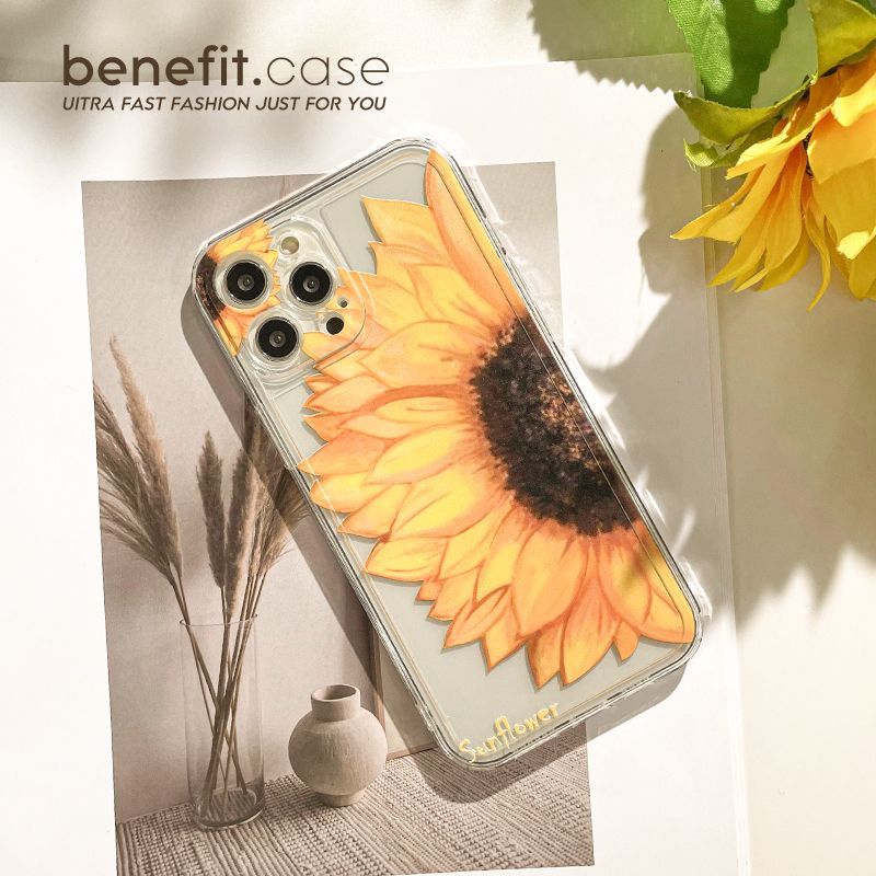 Sample Sunflower Transparent Phone Case
