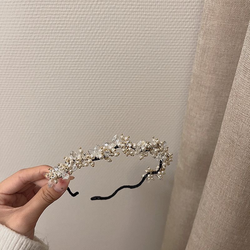 Pearl Crystal Faux Headband