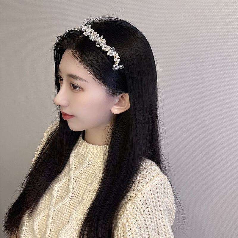 Pearl Crystal Faux Headband