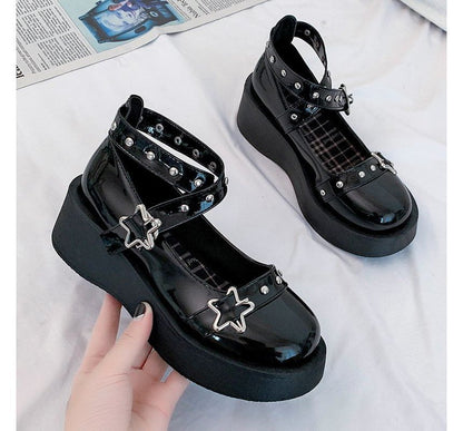 Platform Mary Jane Shoes
