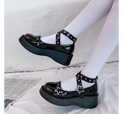 Platform Mary Jane Shoes