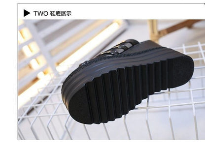 Wedge Platform Slide Sandals