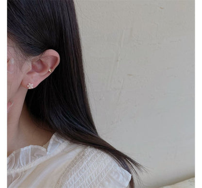 3 (various designs) Alloy Pair Sakura Set: Earring