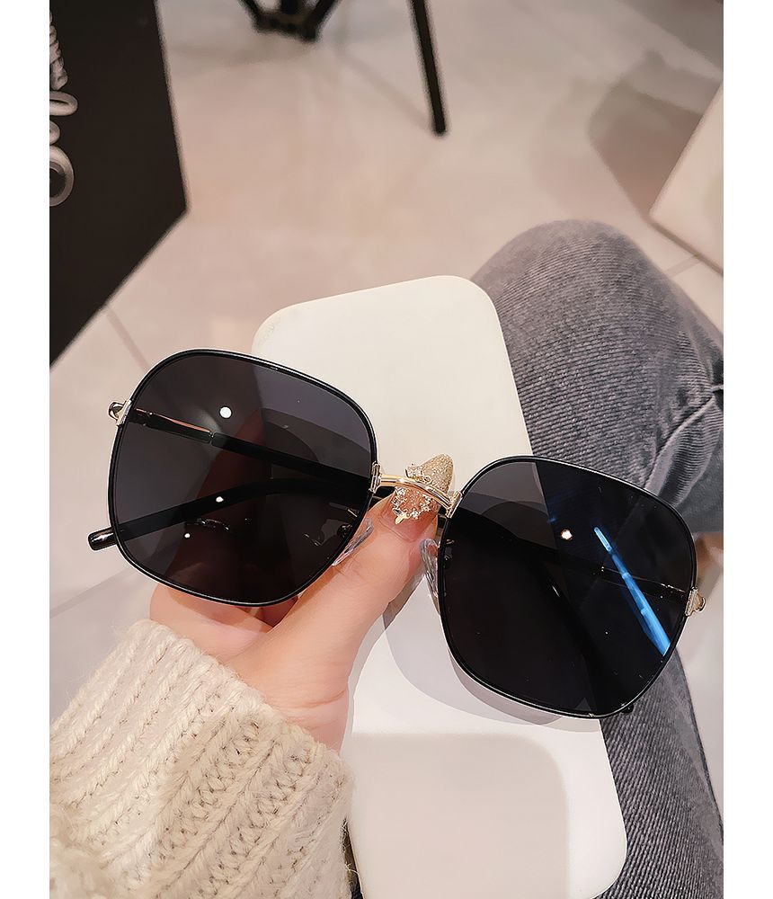 Frame Metal Sunglasses Square