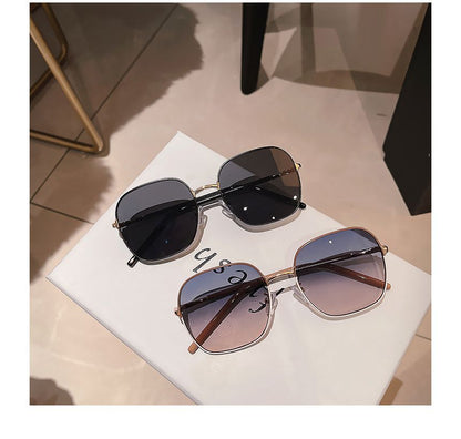 Frame Metal Sunglasses Square