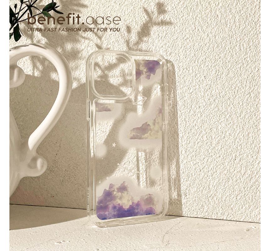 Sample Cloud Transparent Phone Case