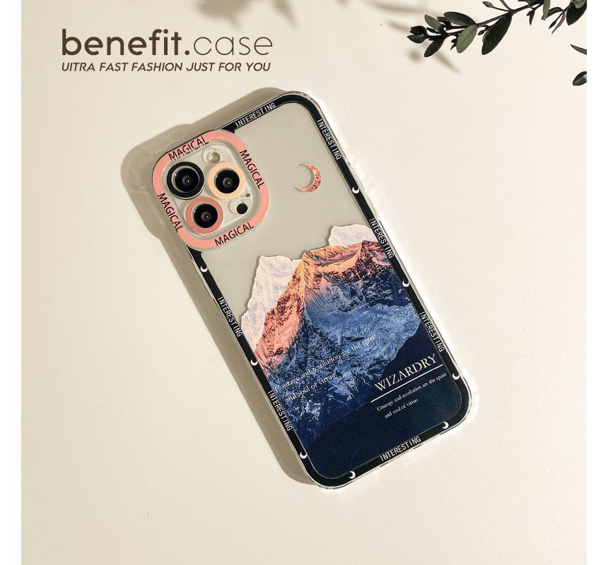 Sample Mountain Transparent Phone Case