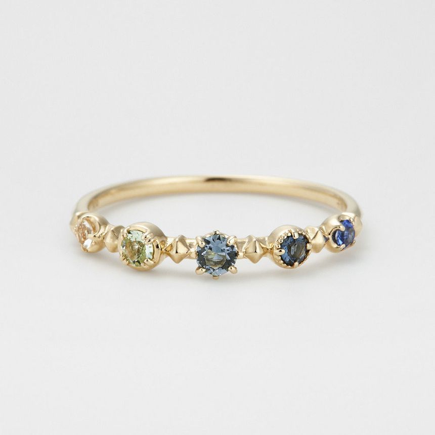 Sample Rhinestone Sterling Silver Ring
