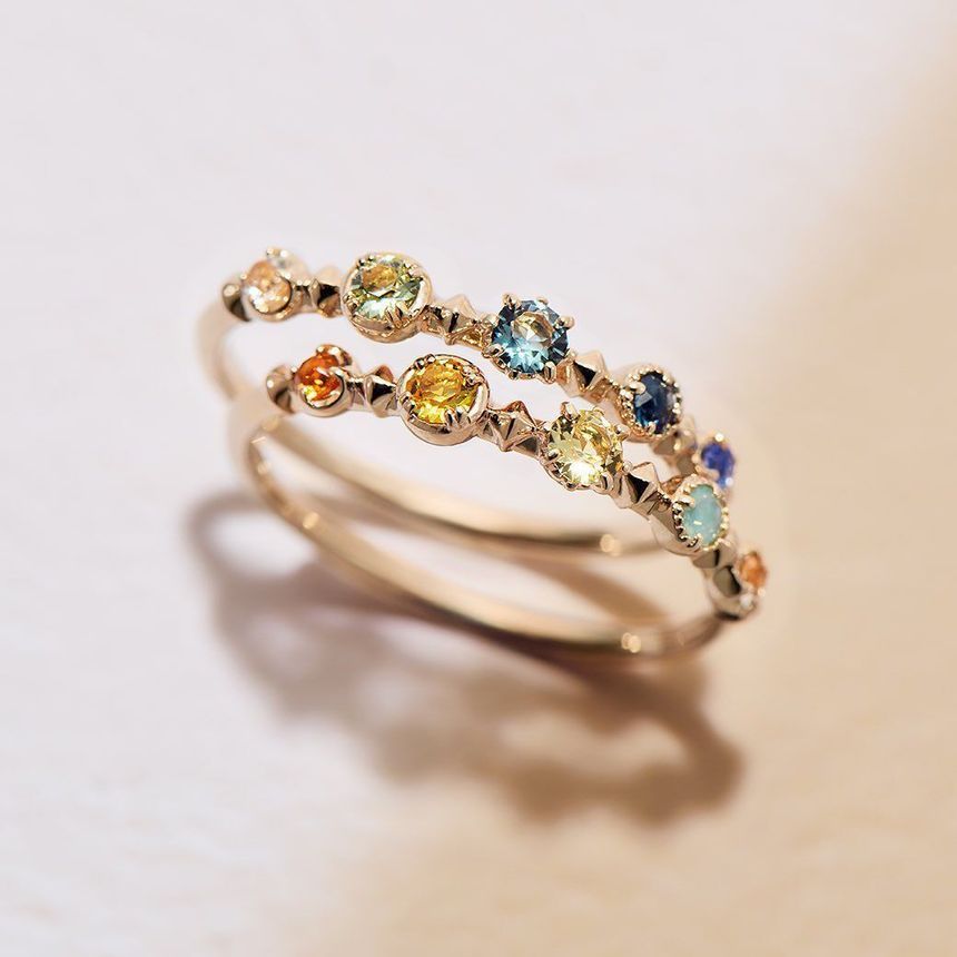 Sample Rhinestone Sterling Silver Ring