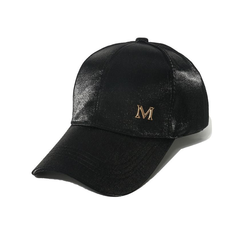 Sample Lettering Satin Baseball Cap