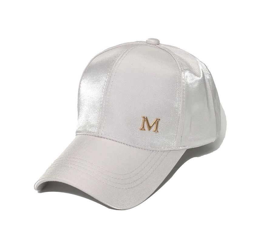 Sample Lettering Satin Baseball Cap