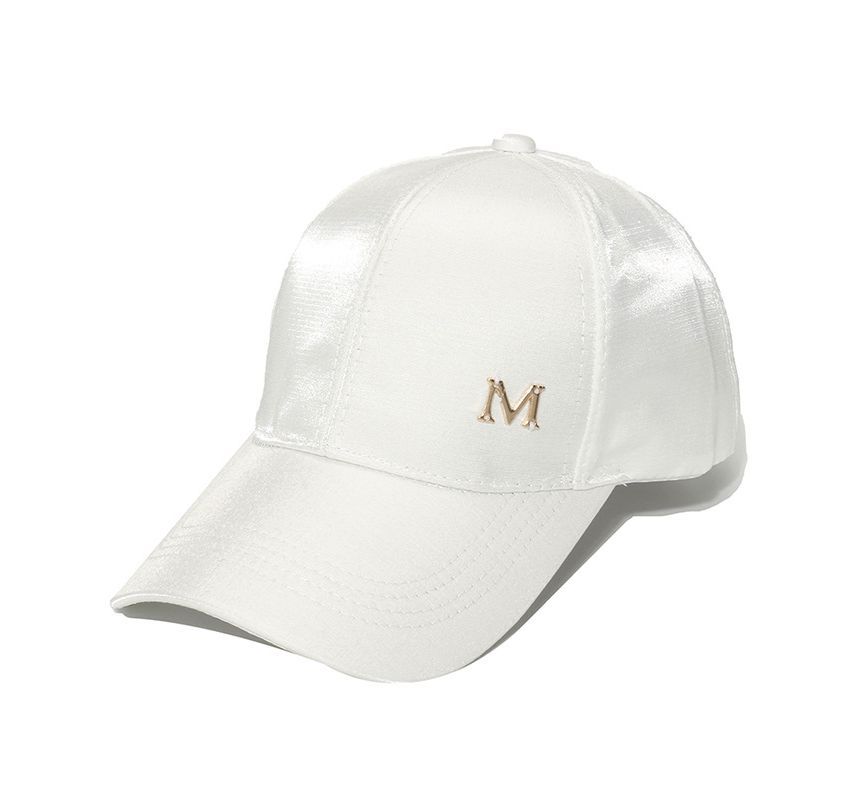 Sample Lettering Satin Baseball Cap