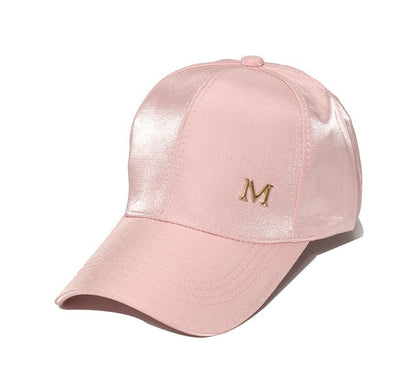 Sample Lettering Satin Baseball Cap