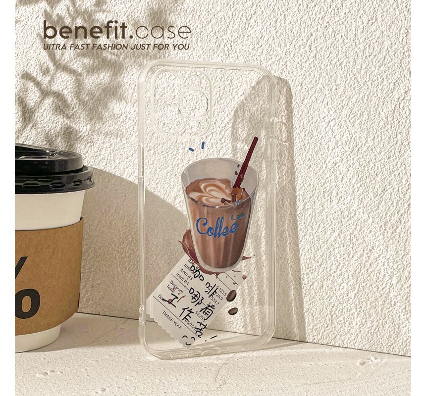 Sample Coffee Transparent Phone Case