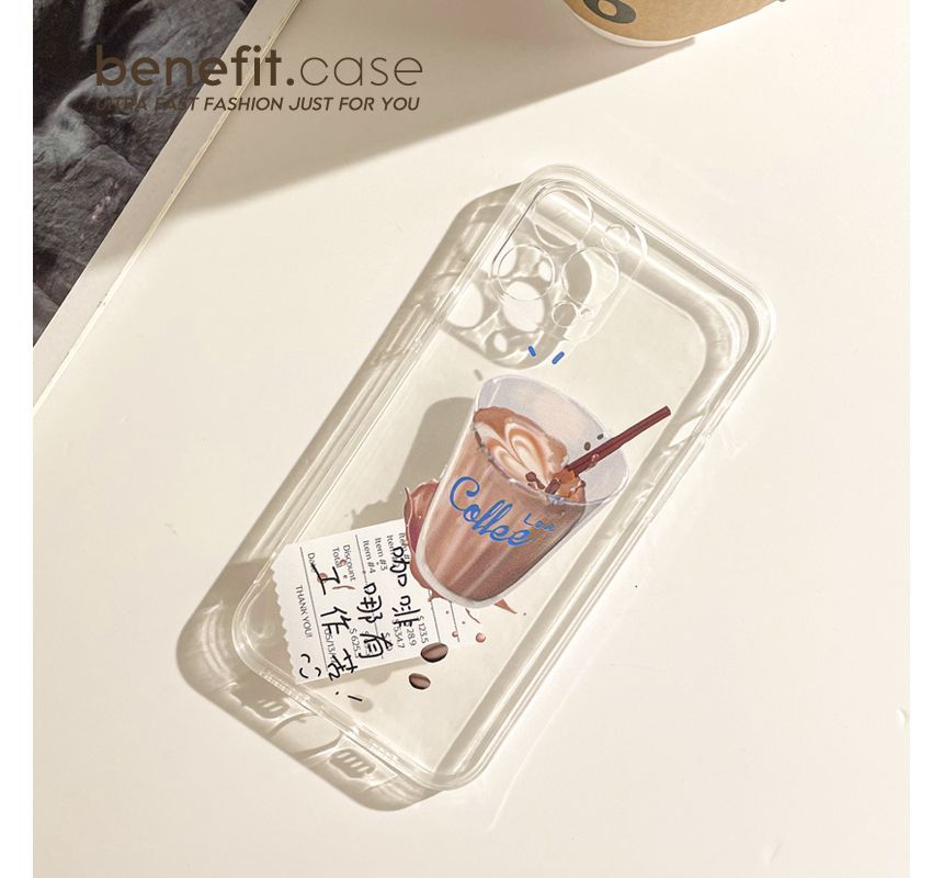 Sample Coffee Transparent Phone Case