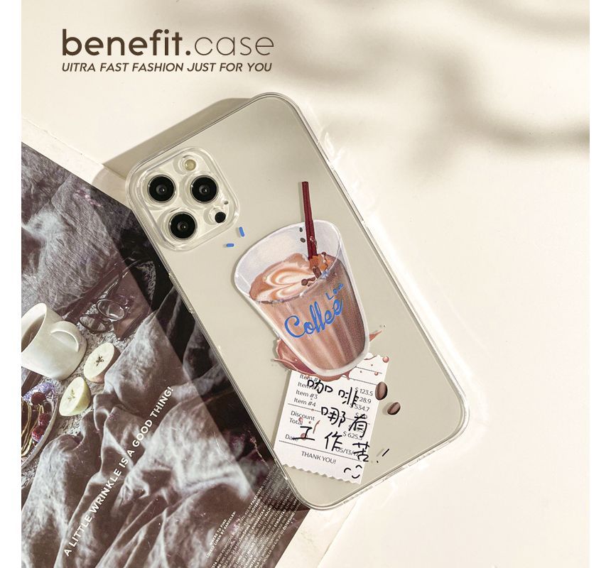 Sample Coffee Transparent Phone Case