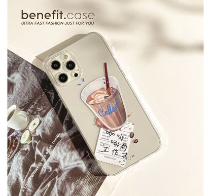 Sample Coffee Transparent Phone Case