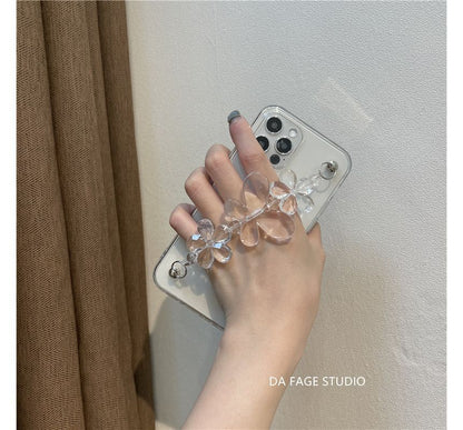 Sample Flower Chain Transparent Phone Case