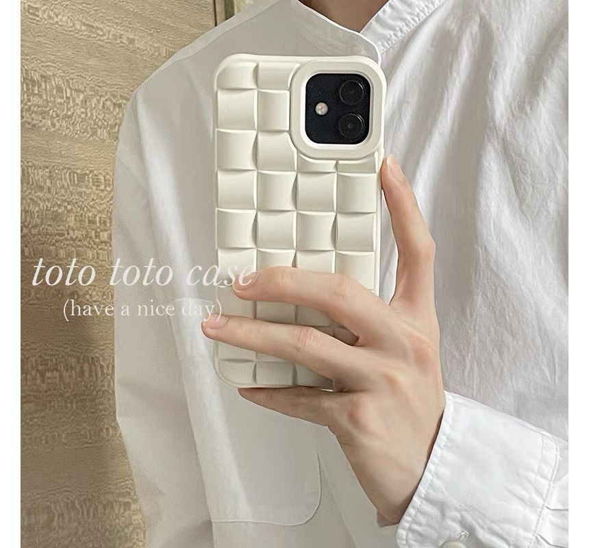 Sample Faux Woven Phone Case