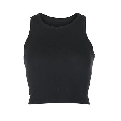 Tank Top Plain Cropped