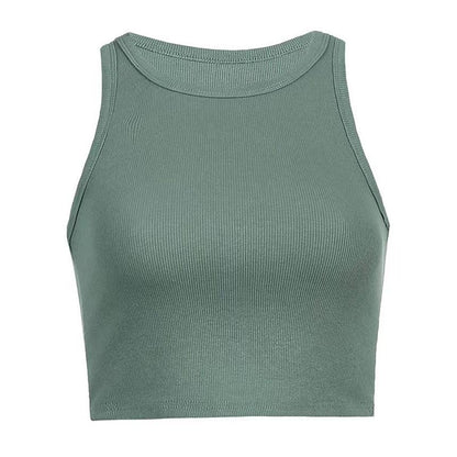 Tank Top Plain Cropped