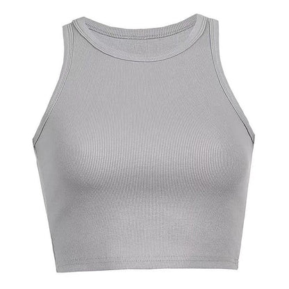 Tank Top Plain Cropped