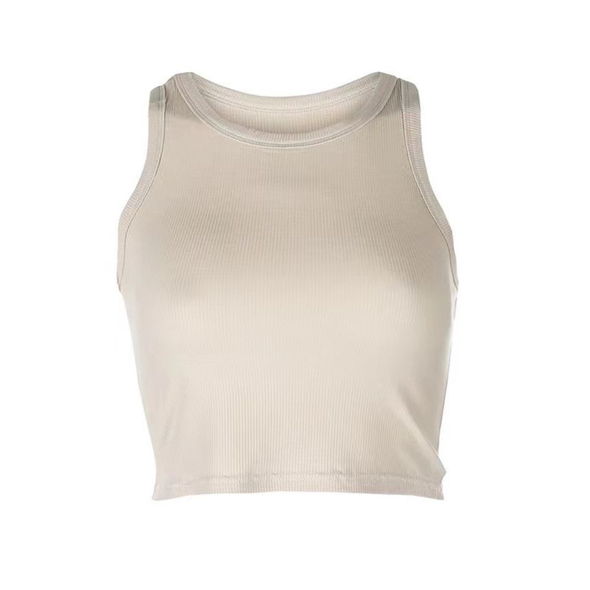 Tank Top Plain Cropped
